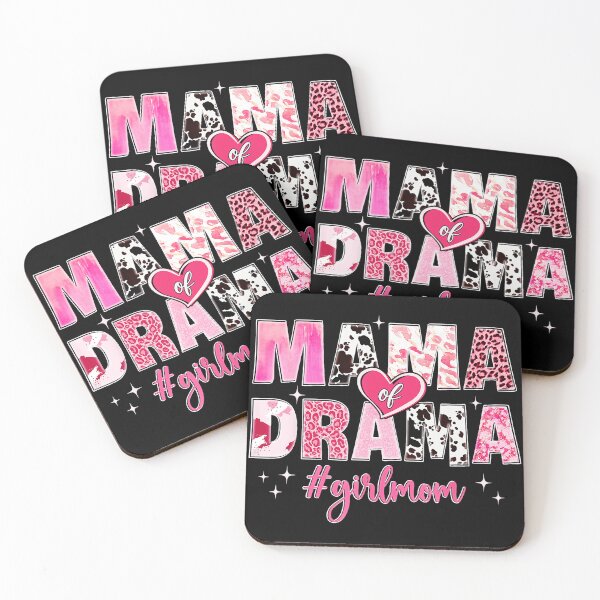Item preview, Mama Drama Girl Mom Retro  designed and sold by zamiokaline.