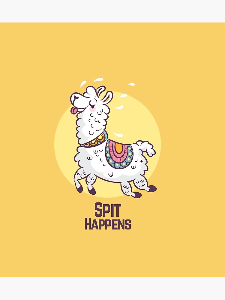 Alpaca Wish Bracelet Friendship Gift Card Spit Happens Funny Humour Llama Card 