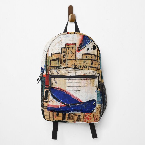 Item preview, Blue Bird Over Vintage City Collage designed and sold by Modaozushi216.