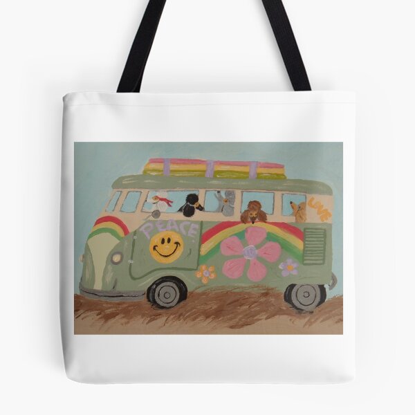 Item preview, Poodles in Hippie Van designed and sold by Squirreldumplings.