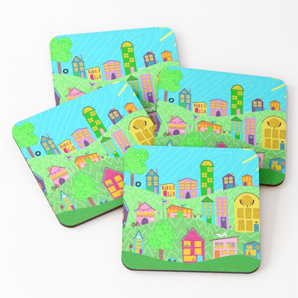 Item preview, Happy Little Houses designed and sold by kelly-mcmillon.