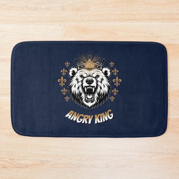Item preview, Angry King Bear designed and sold by wildforcedesign.