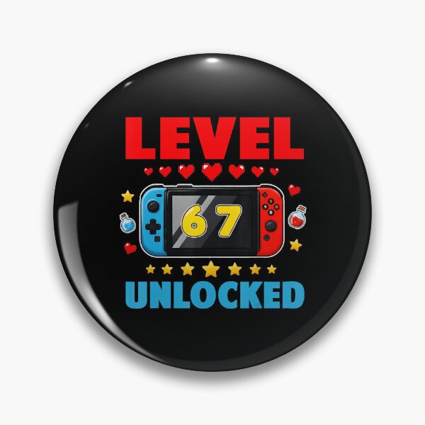 Item preview, Level 67 Unlocked Gamer Graphic Birthday  designed and sold by FGTV2021.