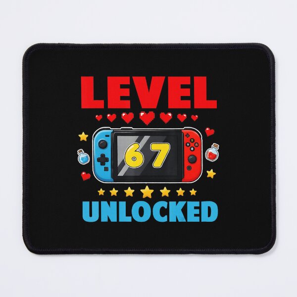 Item preview, Level 67 Unlocked Gamer Graphic Birthday designed and sold by FGTV2021.