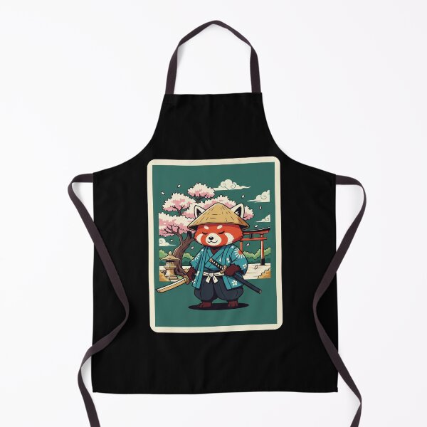 Item preview, Samurai Red Panda Under Sakura Garden designed and sold by JordynLadukeg65.