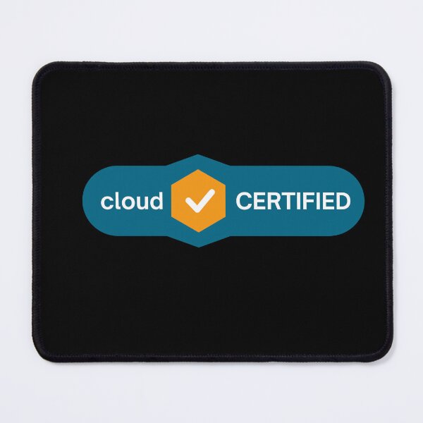 Item preview, Cloud Certified professional badge Design | AWS colors | Stickers, T-Shirts, Mugs, Backpacks, Pins, Notebooks & More designed and sold by I am Certified Designs.