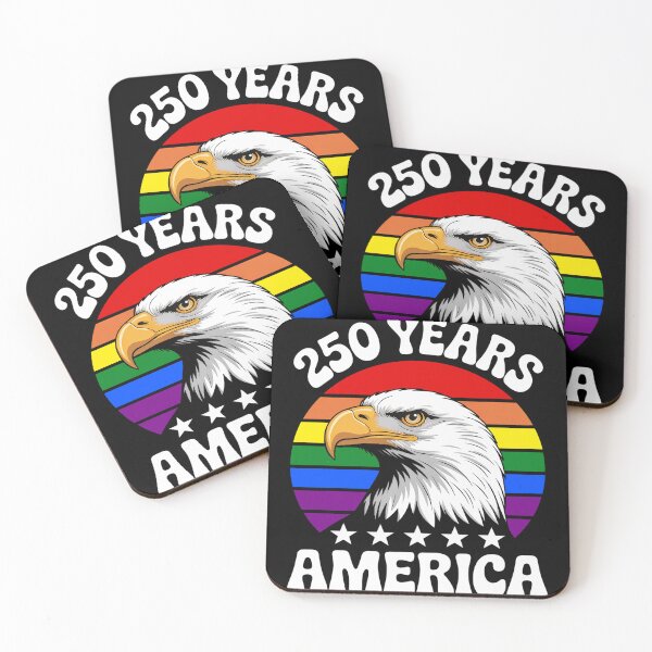 Item preview, American rainbow bald eagle 250th anniversary LGBT designed and sold by fferomananul.