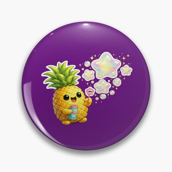Item preview, Baby pineapple is having fun blowing bubbles designed and sold by Magic--nell.