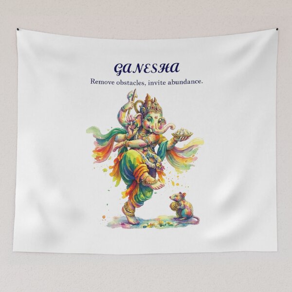 Item preview, Ganesha Watercolor Art – Remove obstacles, invite abundance designed and sold by Ishiki-D.