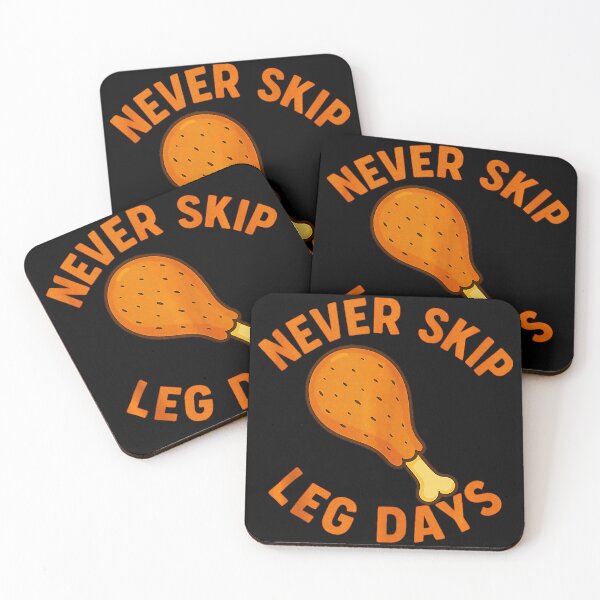 Item preview, Never Skip Leg Days Turkey Drumstick Funny Gym  designed and sold by eliramaison.