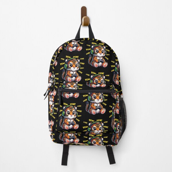 Item preview, Funny Tiger Gamer Videogame Pew Gaming Zoo Boys Girls Kids designed and sold by rafaeltto.