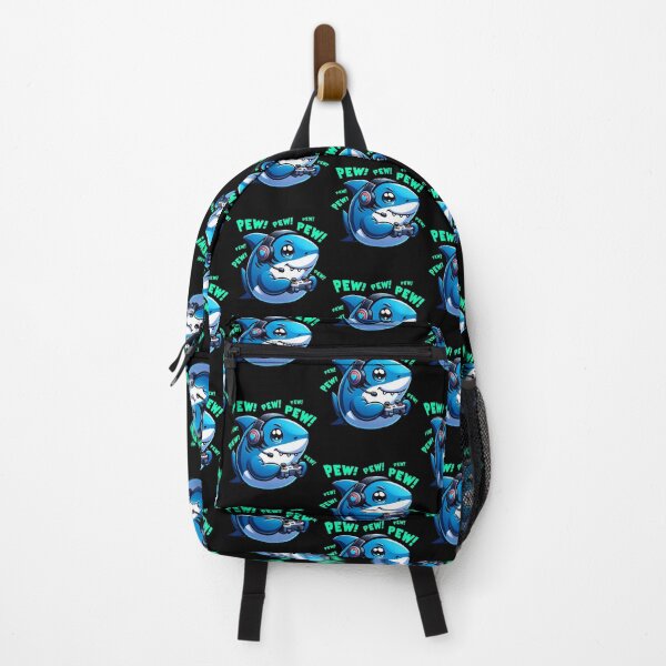 Item preview, Funny Shark Gamer Videogame Pew Gaming Zoo Boys Girls Kids designed and sold by rafaeltto.