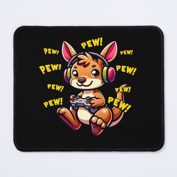 Item preview, Funny Kangaroo Gamer Videogame Pew Gaming Zoo Boys Girls Kids designed and sold by rafaeltto.