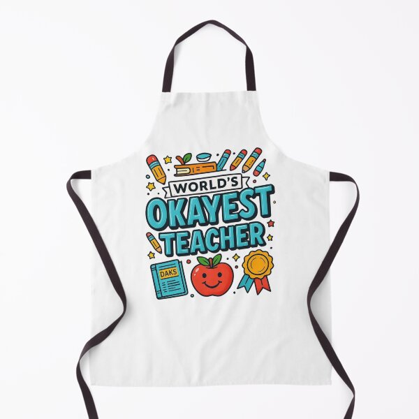 Item preview, World's Okayest Teacher designed and sold by sayitlightly.