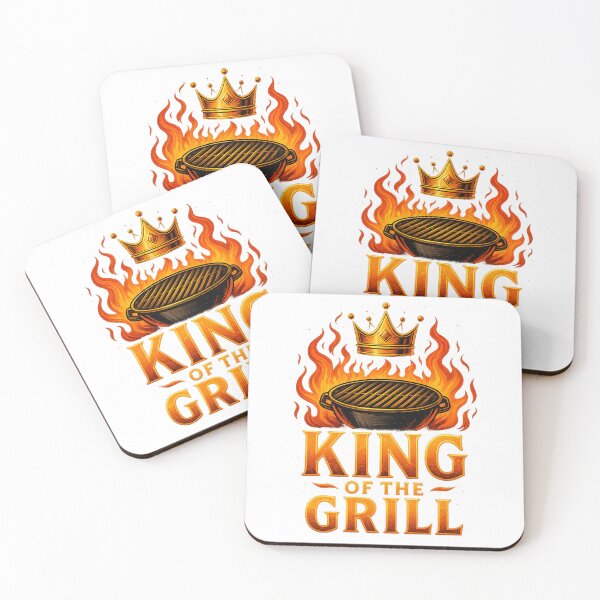 Item preview, King of the Grill BBQ T-Shirt Design designed and sold by Hansonq.
