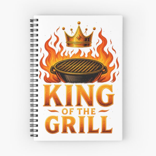Item preview, King of the Grill BBQ T-Shirt Design designed and sold by Hansonq.