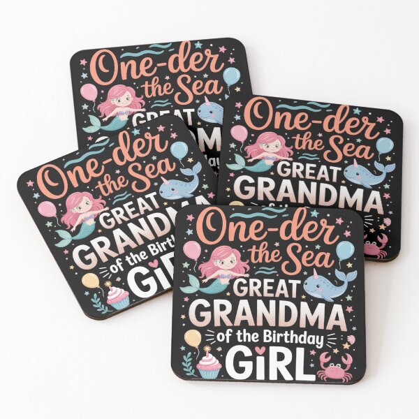 Item preview, One Der The Sea Great Grandma Of The Birthday Girl designed and sold by fferomananul.