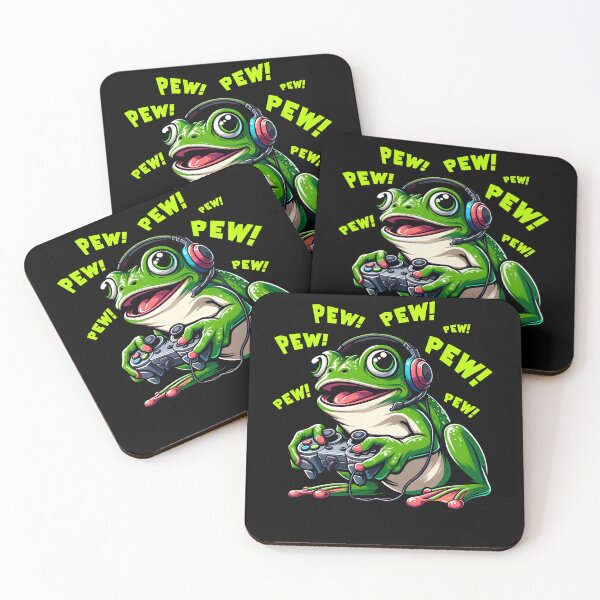 Item preview, Funny Frog Gamer Videogame Pew Gaming Zoo Boys Girls Kids designed and sold by rafaeltto.