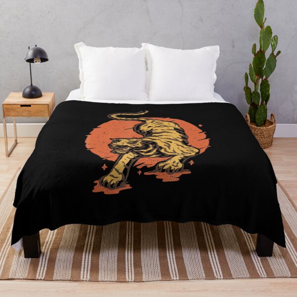 Item preview, Fearless Tiger Rising Sun Vintage Style designed and sold by titanlevi.