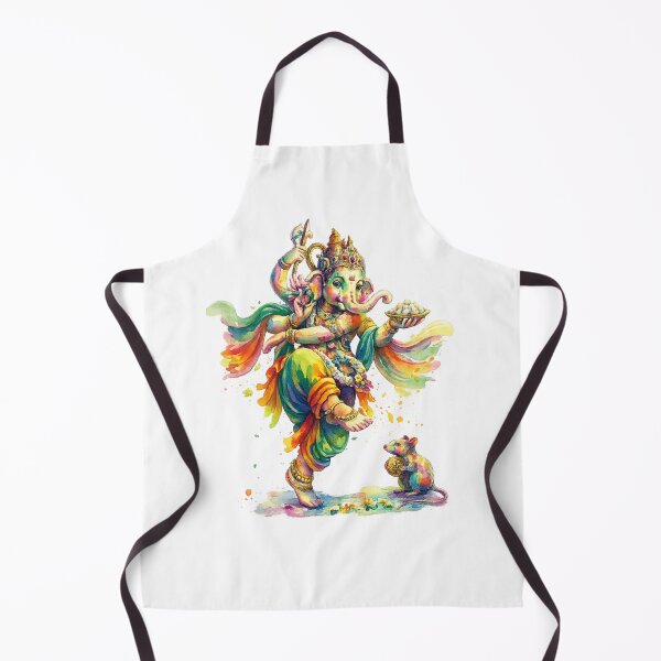 Item preview, Ganesha Watercolor Art – Colorful Spiritual Elephant God designed and sold by Ishiki-D.