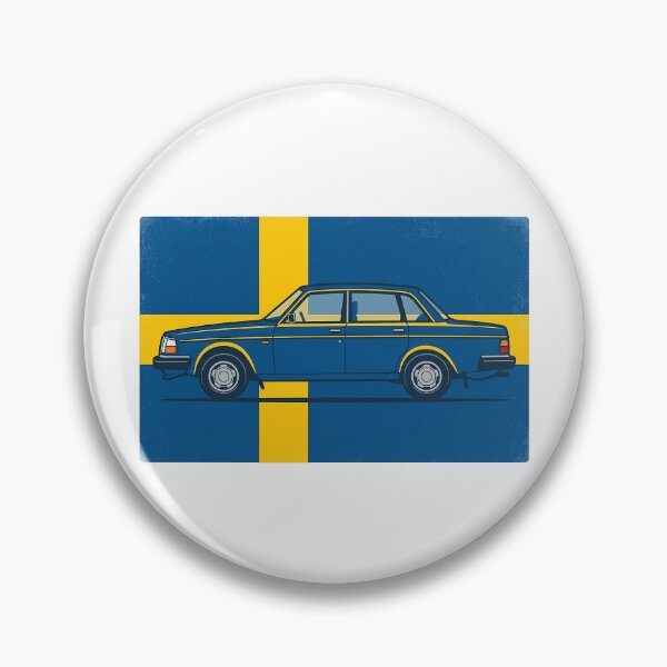 Item preview, 240 Sedan Swedish Flag Profile Classic Boxy Car designed and sold by Off-Road-Zone.