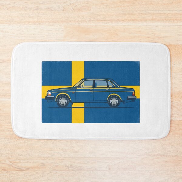 Item preview, 240 Sedan Swedish Flag Profile Classic Boxy Car designed and sold by Off-Road-Zone.