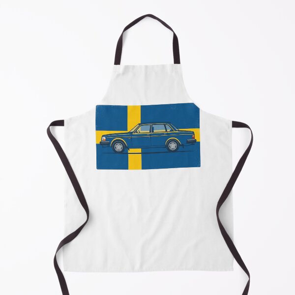 Item preview, 240 Sedan Swedish Flag Profile Classic Boxy Car designed and sold by Off-Road-Zone.