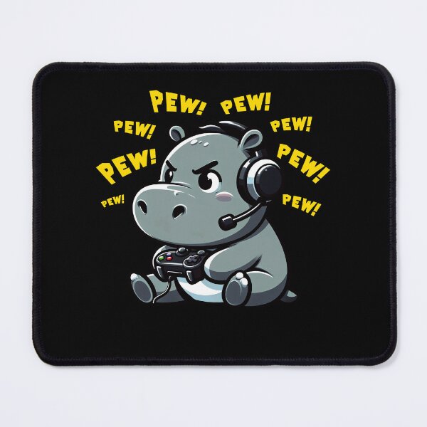 Item preview, Funny Hippopotamus Gamer Videogame Pew Gaming Zoo Boys Girls Kids designed and sold by rafaeltto.