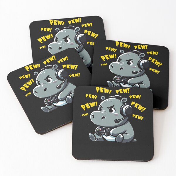 Item preview, Funny Hippopotamus Gamer Videogame Pew Gaming Zoo Boys Girls Kids designed and sold by rafaeltto.