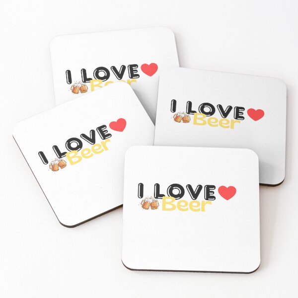 Item preview, I Love Beer Beer Lover Design designed and sold by Lellenatavarez.