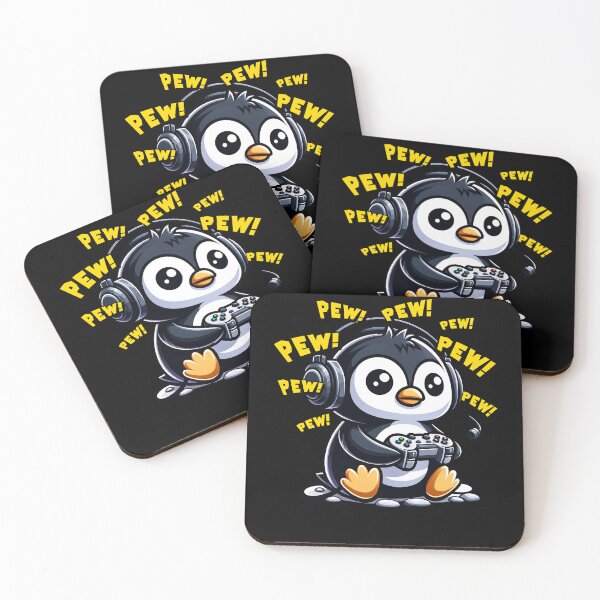 Item preview, Funny Penguin Gamer Videogame Pew Gaming Zoo Boys Girls Kids designed and sold by rafaeltto.