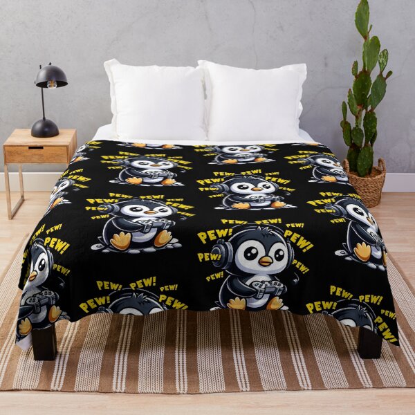 Item preview, Funny Penguin Gamer Videogame Pew Gaming Zoo Boys Girls Kids designed and sold by rafaeltto.