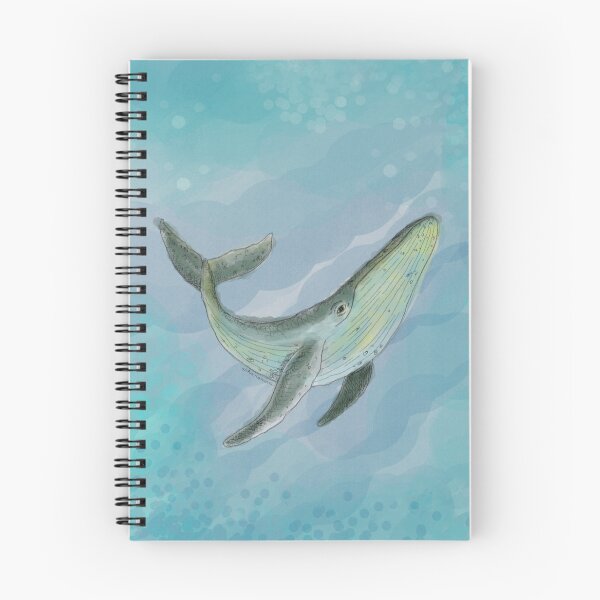 Item preview, Dreamy Whale Art | Humpback Whale Illustration | Pastel Ocean Aesthetic | Calming Nature Design designed and sold by romiacha.
