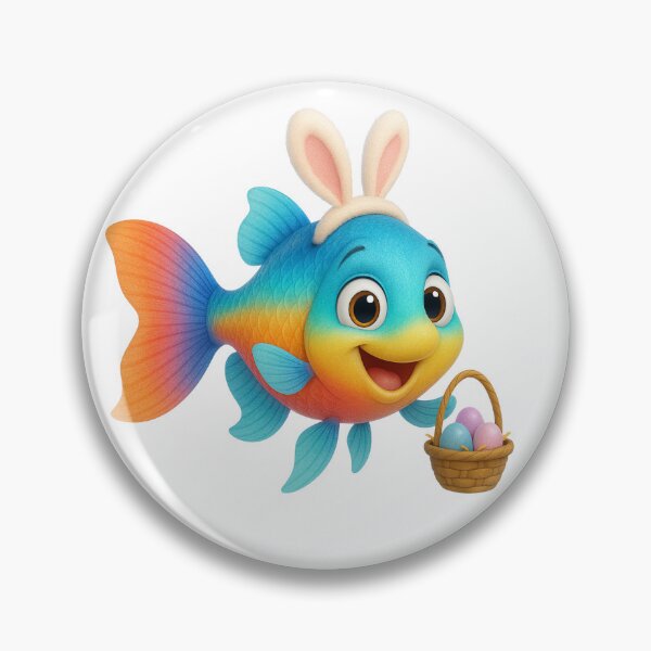 Item preview, Easter Guppy Fish designed and sold by Sillytoe.