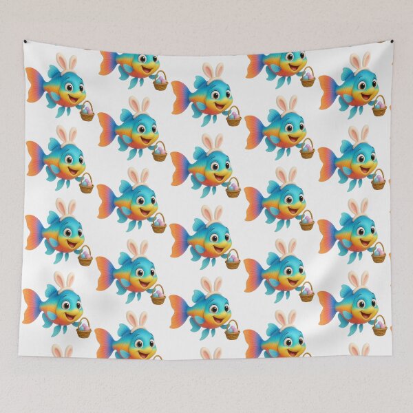 Item preview, Easter Guppy Fish designed and sold by Sillytoe.
