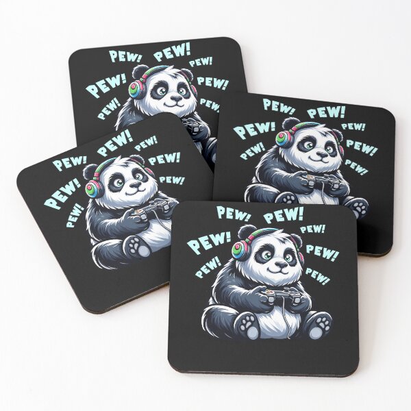 Item preview, Funny Panda Gamer Videogame Pew Gaming Zoo Boys Girls Kids designed and sold by rafaeltto.