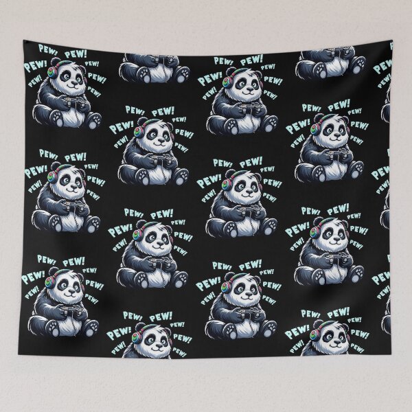 Item preview, Funny Panda Gamer Videogame Pew Gaming Zoo Boys Girls Kids designed and sold by rafaeltto.
