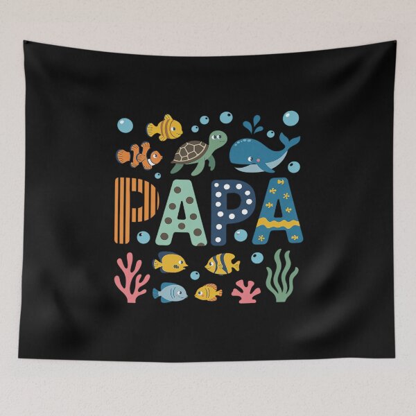 Item preview, Papa Ocean Sea Animal Birthday Family Matching designed and sold by fferomananul.