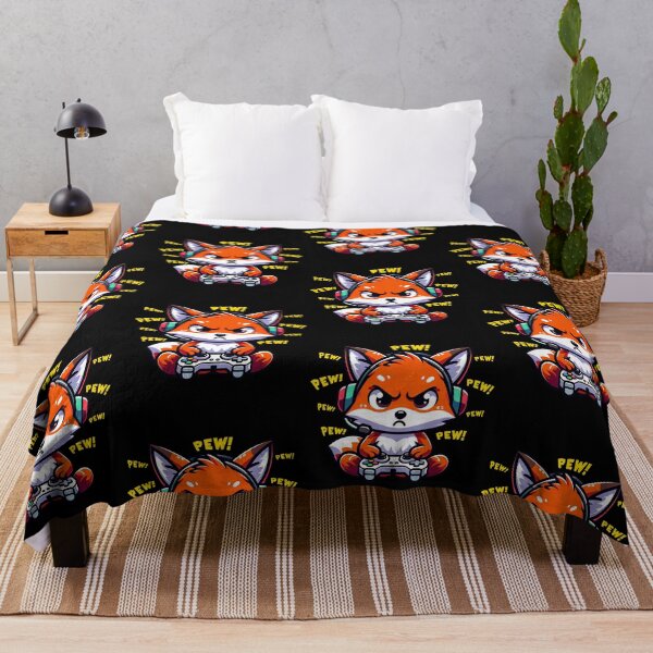 Item preview, Funny Fox Gamer Videogame Pew Gaming Zoo Boys Girls Kids designed and sold by rafaeltto.
