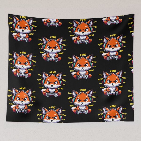 Item preview, Funny Fox Gamer Videogame Pew Gaming Zoo Boys Girls Kids designed and sold by rafaeltto.