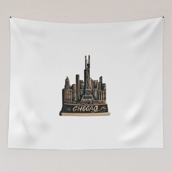 Item preview, Sticker Chicago city  designed and sold by Lellenatavarez.