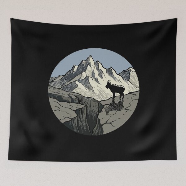 Item preview, Alps Silhouette Goat designed and sold by Gkinoki.