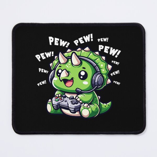 Item preview, Funny Triceratops Gamer Dinosaur Videogame Pew Gaming Boys Girls Kids designed and sold by rafaeltto.