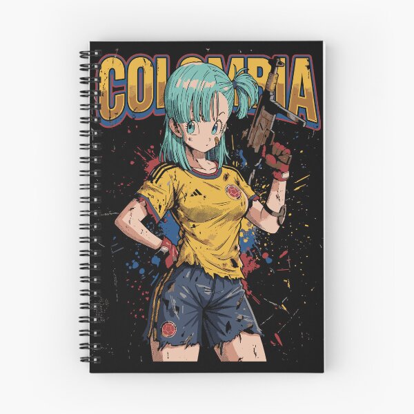 Item preview, Blue-Haired Warrior with the Colombian National Team designed and sold by moosesclub.