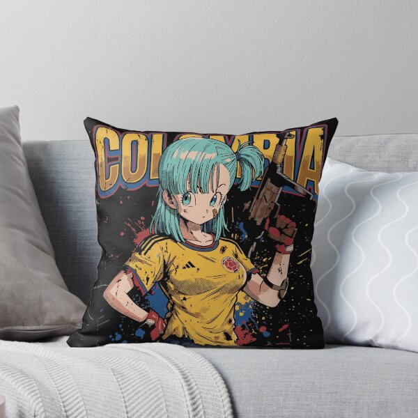 Item preview, Blue-Haired Warrior with the Colombian National Team designed and sold by moosesclub.