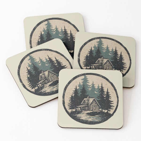Item preview, Log Cabin in the Woods designed and sold by NboundMerchco.