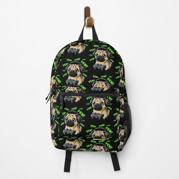 Item preview, Funny Pug Dog Gamer Videogame Pew Gaming Mom Dad Kids designed and sold by rafaeltto.