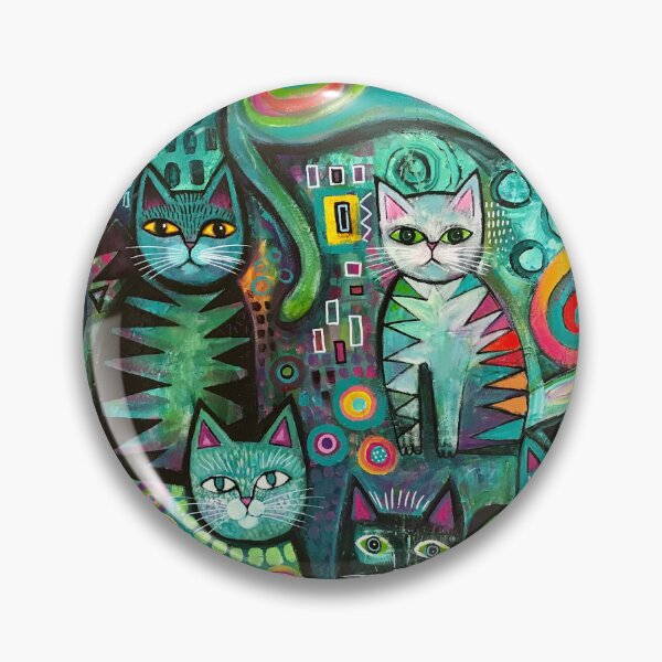 Item preview, Eight Quirky cats designed and sold by Karin Zeller.