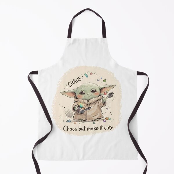 Item preview, BABY YODA CHAOS BUT CUTE designed and sold by LIS AND MELIVERSO.