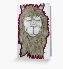 Fall Out Boy Llama Greeting Card